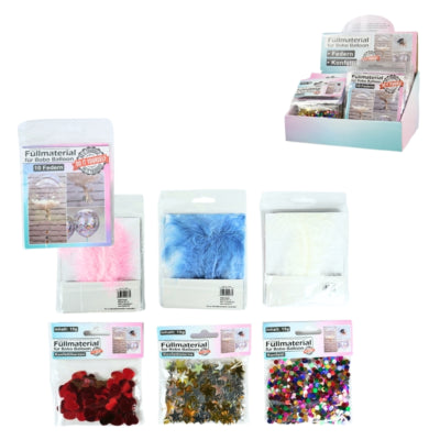 Matériel de remplissage pour ballons Bobo 6 assortis | 48 pièces
