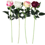 Rose artificielle 76 cm assortie