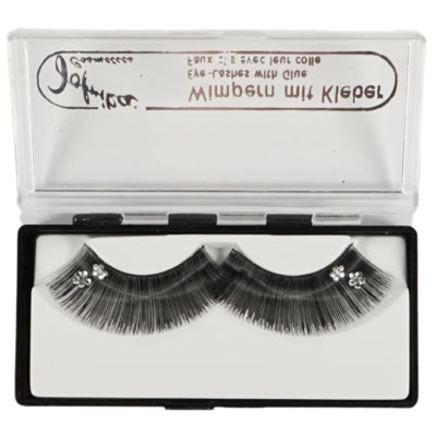 Jofrika cosmétiques cils artificiels noir argent 7 cm b-choice ve500 | 50 pièces