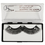 Jofrika cosmétiques cils artificiels noir argent 7 cm b-choice ve500 | 50 pièces