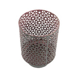 Lanterne Casablanca noir violet 20 cm | 4 pièces