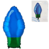 Amscan ballon en aluminium lampe de Noël bleu 55 cm | 25 pièces