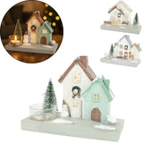 Photophores de Noël maison 3 assortis | 8 pièces