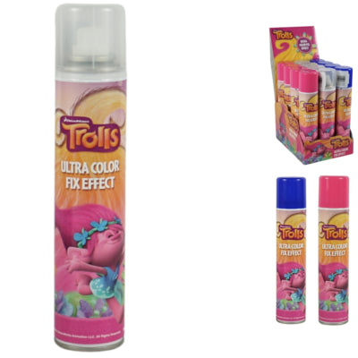 Laque pour cheveux Trolls 200 ml 3 assortis | 12 pièces