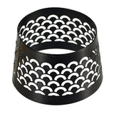 Capuchon Spaas (r) pour bougies fish eye noir 8,5 cm | 36 pièces