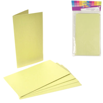 Cartes de menu vertes 17 cm 5 pièces | 24 pièces