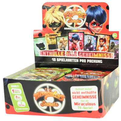 Booster de cartes de collection Miraculous lot allemand de 10 | 96 pièces