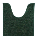 Tapis de toilette vert polyester 45 x 50 cm | 6 pièces