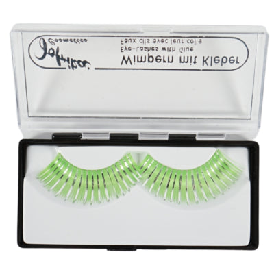 Jofrika cosmétiques cils artificiels vert argent 9,5 cm b-choice | 60 pièces