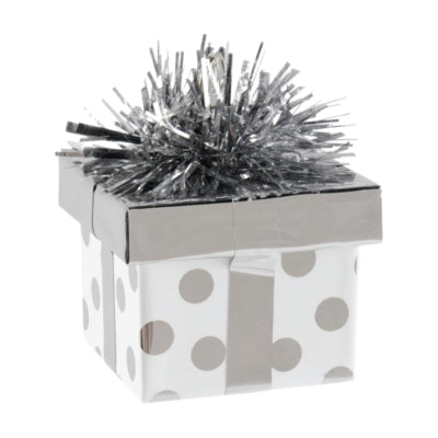 Amscan ballon poids cadeau couleur argent 8 cm | 24 pièces