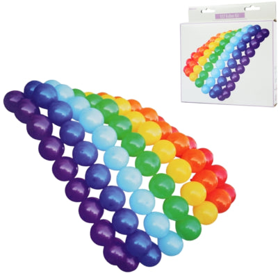 Amscan ballons diy arc-en-ciel 13 cm 77 pièces | 8 pièces