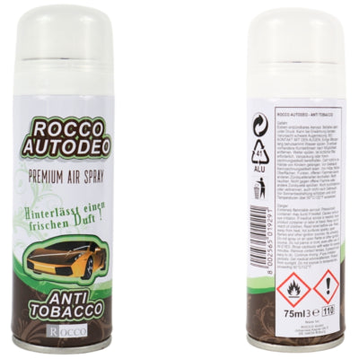 Rocco autodeo anti-tabak 75 ml | 12 stuks