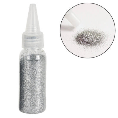 Décoration paillettes argent métallisé 40 g | 36 pièces