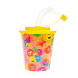 Tasse 3D avec smileys en paille 250 ml | 24 pièces