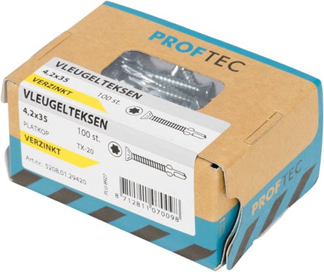 Vis pour plaques de plâtre Proftec phosphatée fine ph2 3,5x35 | 1000 pièces - 5234.05.17401