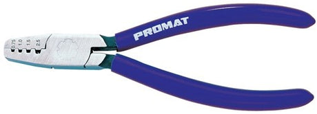 Promat tecwerk adereindhulstang | totale lengte 145 mm | 0,25-2,5 (awg 23-13) mm² gepolijst | kunststof mantel - 4000810440