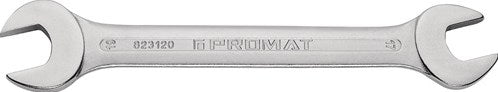 Clé à fourche double Promat tecwerk | 36 x 41 mm longueur 358 mm | chromé - 4000823140
