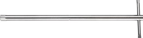 Clé à douille pour tuyaux Promat tecwerk | largeur de clé 13 mm longueur 400 mm | avec poignée croisée | chromé - 4000823739