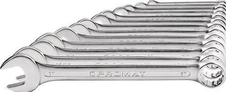 Jeu de clés polygonales Promat tecwerk | 4000823600 | Clé 13 pièces largeur 1 4-1 pouces | façonner un acier au chrome vanadium | cv-4000823628