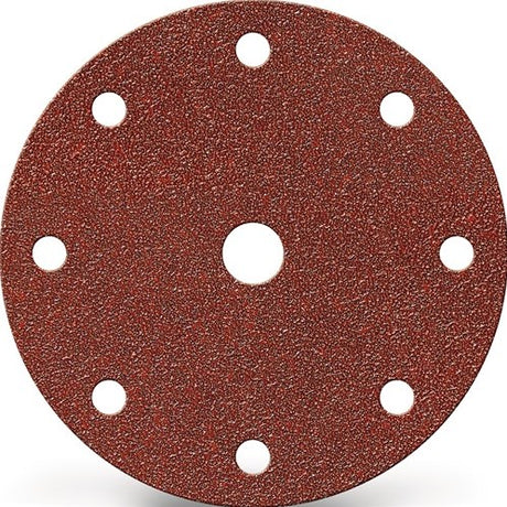 Patin de ponçage Promat tecwerk avec fermeture velcro | verre 1 150 mm grain 180 | pour bois métal corindon | trou numéro 8 + 1 - 4000842196