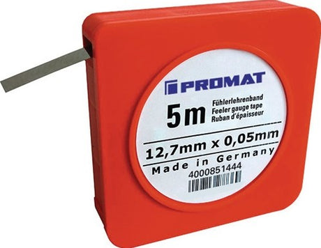 Ruban de jauge d'épaisseur Promat tecwerk | épaisseur 0,08 mm | longueur 5 m largeur 12,7 mm - 4000851447