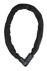 Antivol à chaîne en python avec couvercle en nylon noir