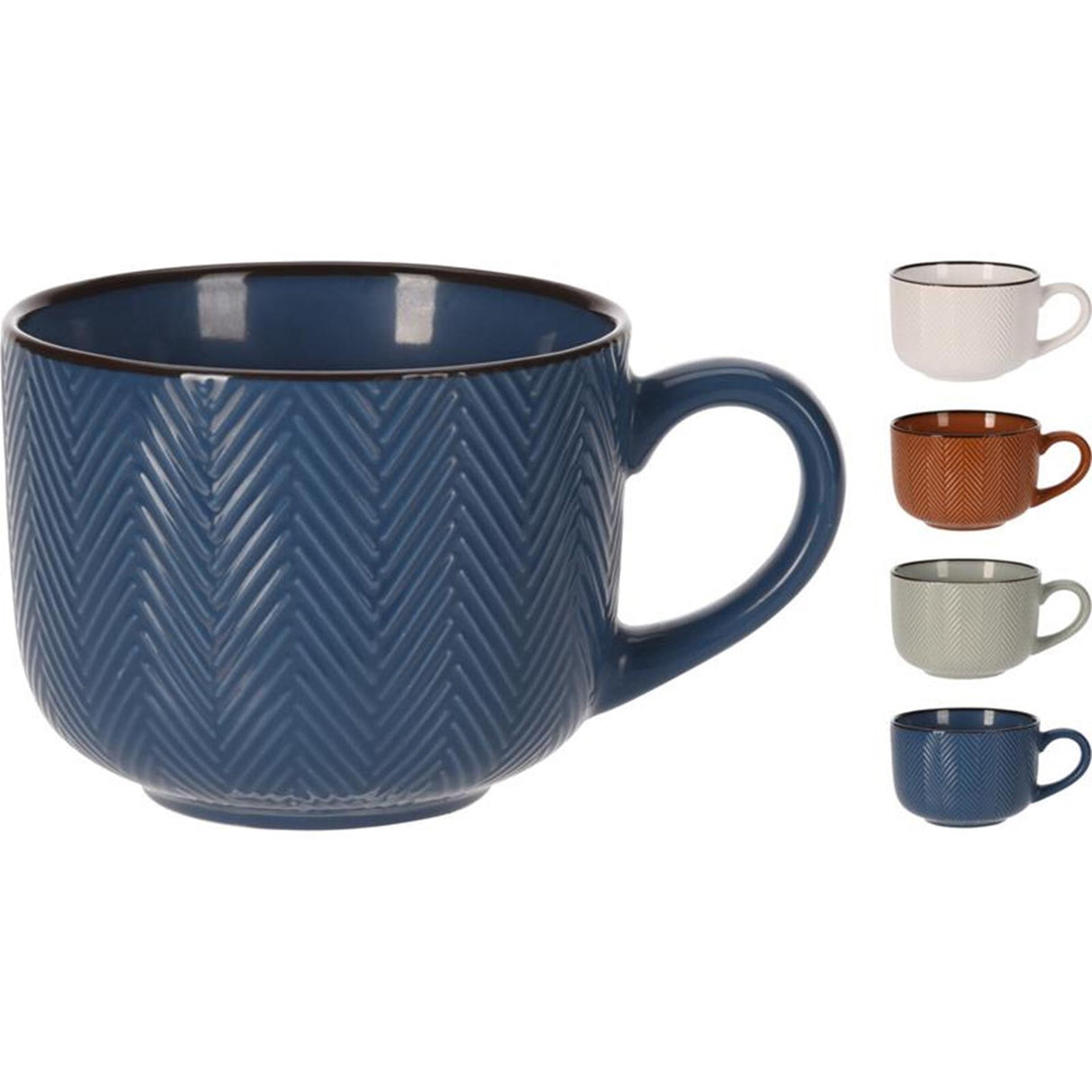 Excellent article ménager tasse-bol à soupe en faïence 460ml