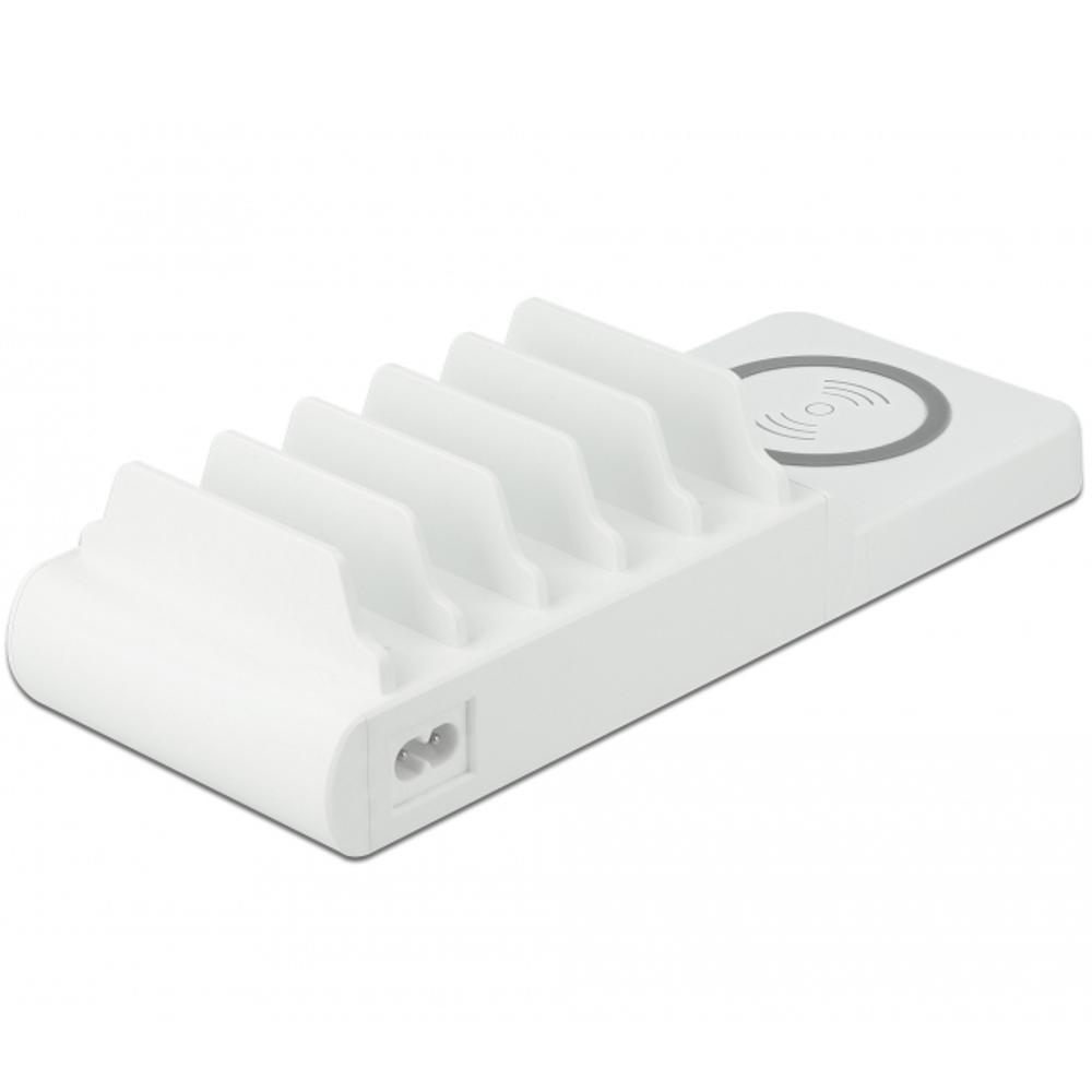 Chargeur Qi + hub USB