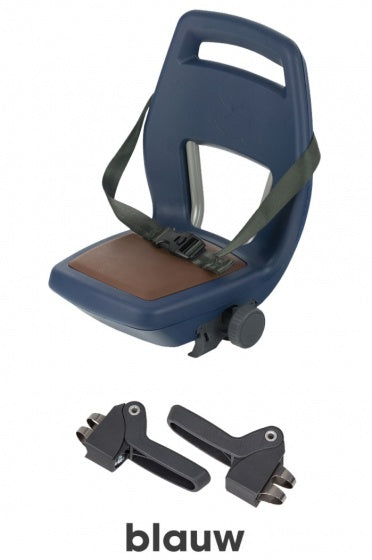 Qibbel arrière siège junior 6+ repose-pieds + ceinture bleue