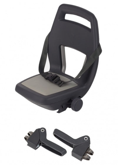 Qibbel Seat arrière junior 6+ repose-pieds + courroie gris