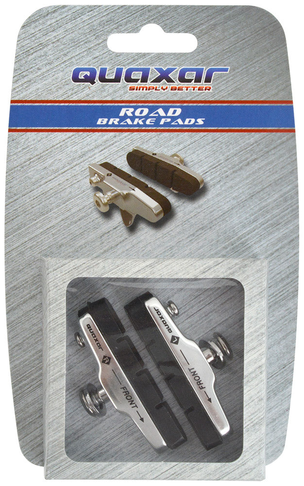 Mâchoires de frein à cartouche Quaxar Shimano Road Alu argent