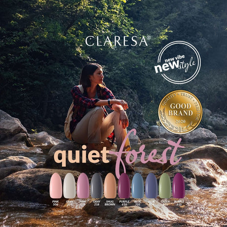 Claresa Vernis gel UV LED 5 ml Gris 218 Forêt tranquille