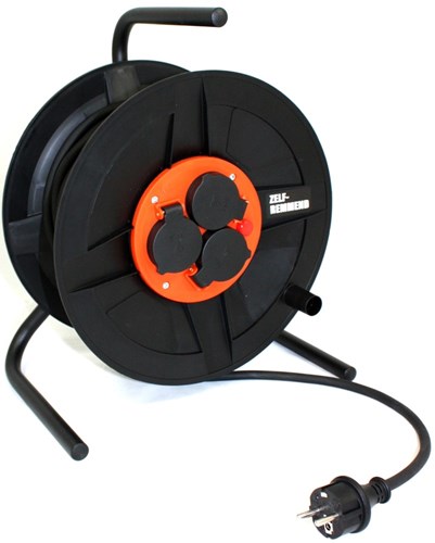 Enrouleur de câble Qwattpro 25mtr 3x2,5 BM-300 3 fois