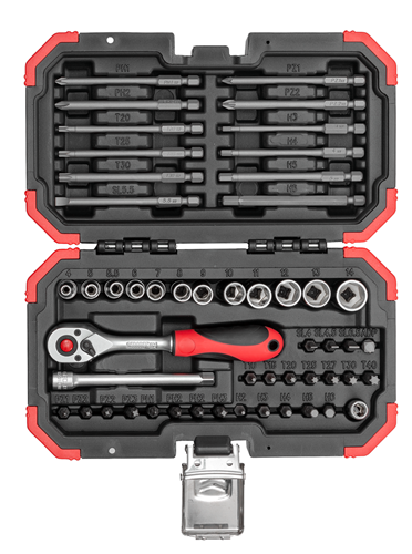 Gedore Red Bitset avec Ratel 51 pièces