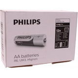 Philips batterie longue durée aa r6 12x4pcs