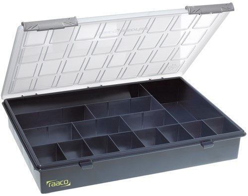 Coffret assortiment Raaco, 15 compartiments fixes - 136174 - 136174