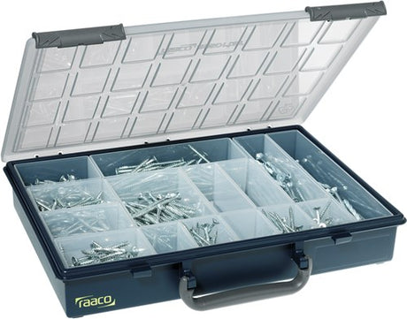 Assortiment de boîtes Raaco 55 4x8 avec 15 boîtes d'insertion 136211