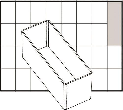 Boîte à encastrer Raaco, taille a9-2, h : 47 mm, taille 109x39 mm, 1 pièce