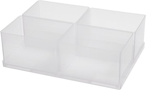 Boîte encastrable Raaco, taille ba7-1, h : 80 mm, taille 109x79 mm, 4 pièces 1 boîte