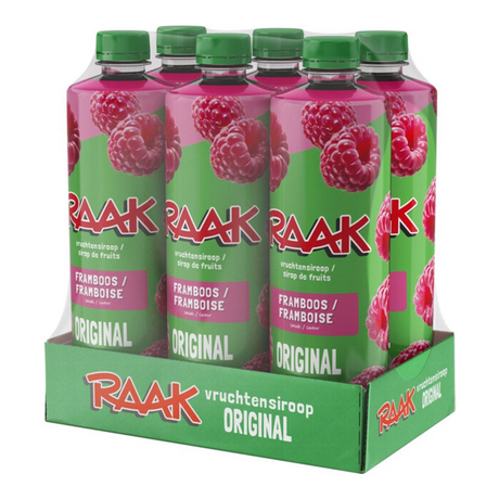 Sirop de fruits Raak framboise (6x 750ml)