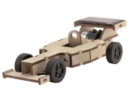 Kit de construction Solexpert - voiture de course avec panneau solaire