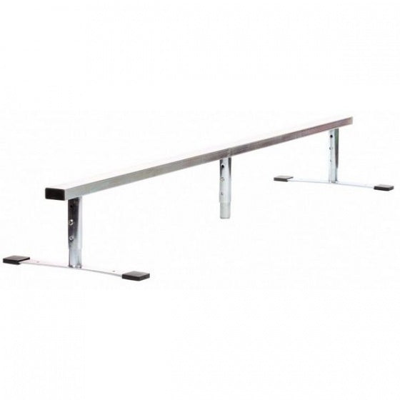Ramps de rue urbains Grindrail à barre plats 185 cm argent