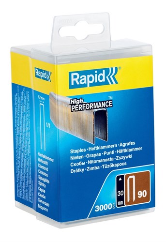 Rapide non. 90 points sellier étroits 30 mm, 3.000 pièces - 5000125