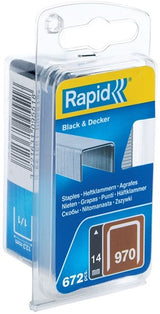 Rapide non. 970 agrafes en fil plat dp 14 mm, 670 pièces - 40109599 - 40109599