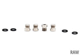 Jeu de vis en titane Oak Components pour sram bleedport dot (4 pièces)