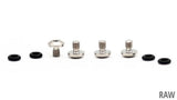 Jeu de vis en titane pour composants en chêne pour huile minérale Sram Bleedport (4 pièces)