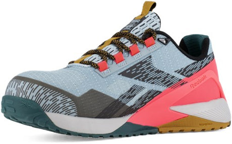 Reebok chaussure de travail nano ib382 s1ps | bleu rose | taille 38 - 690774734876