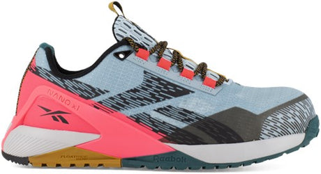 Reebok chaussure de travail nano ib382 s1ps | bleu rose | taille 38 - 690774734876