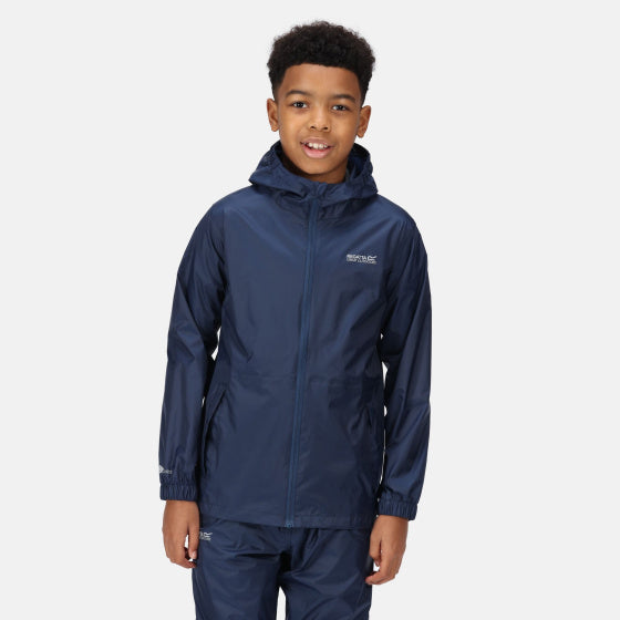 Regatta Pack it III Raincoat garçons bleu foncé taille 11-12 ans