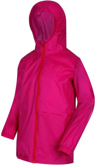 Regatta Pack it III Raincoat Girls Pink Taille 9-10 ans